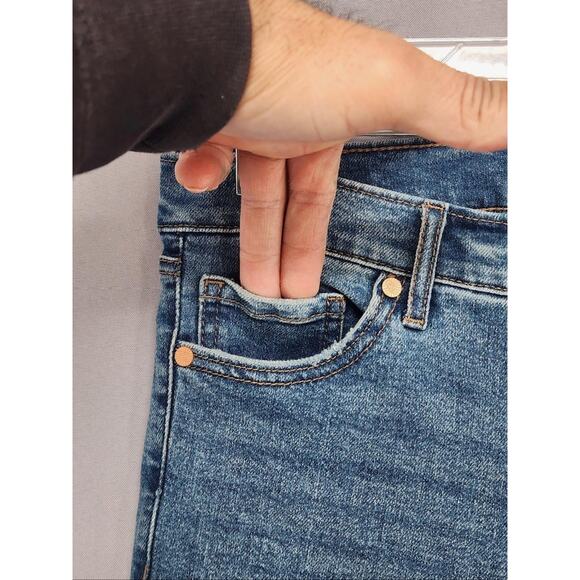 Sofia Jeans Melisa Flare Jeans Womens 6 Blue Stretch Denim Bootcut Mid Rise - Picture 4 of 16